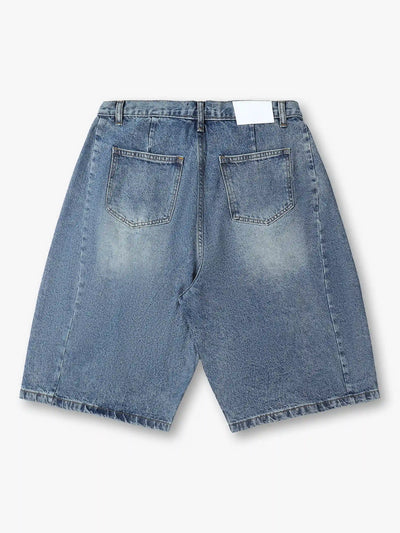 Sparkling Crystal Denim Shorts-197