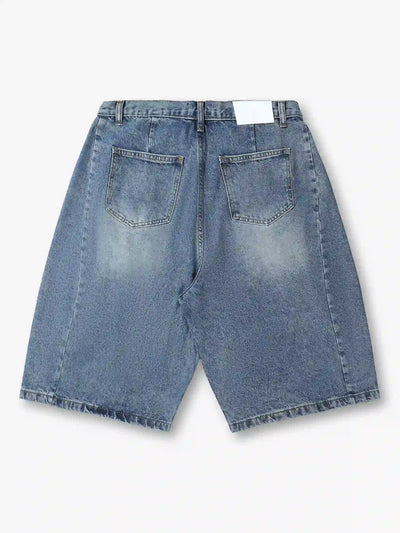 Pantalones cortos vaqueros de cristal brillante-197