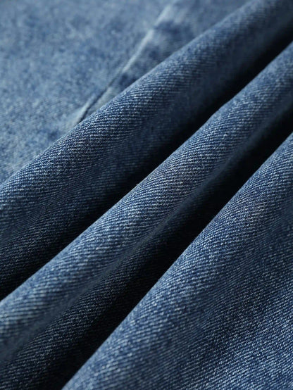 Sparkling Crystal Denim Shorts-197