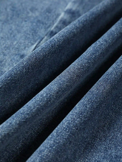 Pantalones cortos vaqueros de cristal brillante-197