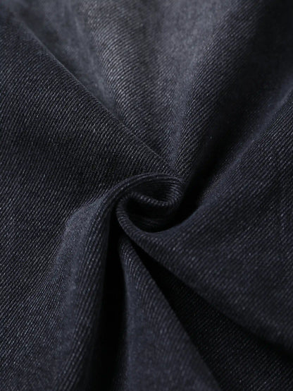 Sparkling Crystal Denim Shorts-197