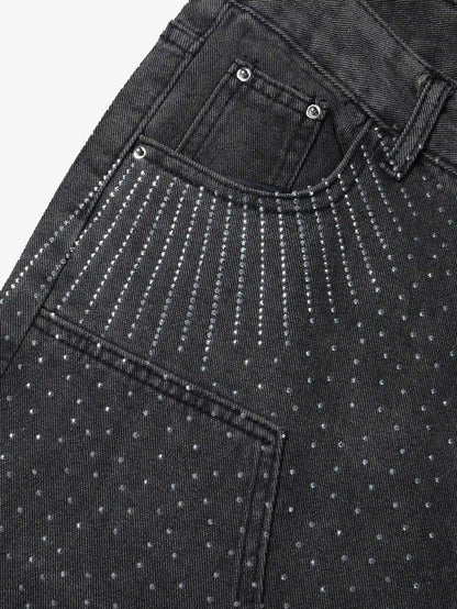 Radiant Stars Denim Shorts-S1034