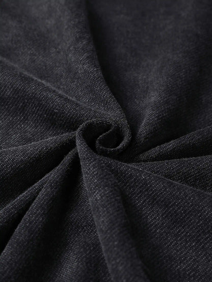 Black Bling Middle Finger Women Vest-250