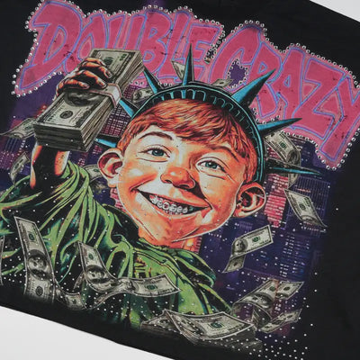 Camiseta Boxy Bling Funny Hustle-576