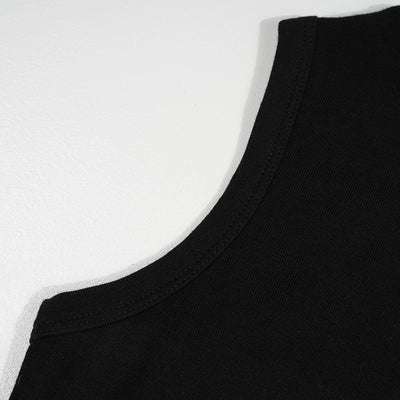 Camiseta sin mangas con diseño atrevido "Edgy Bling Money Muscle Tank"-569