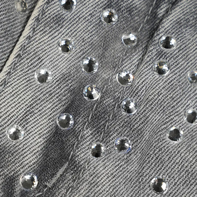 Bling NYC Graphic Denim Jorts-577