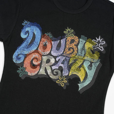 Iced Out Bubble Text Baby Tee-604