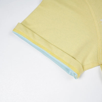 Vintage 90s Girls Two Tone Tee-614