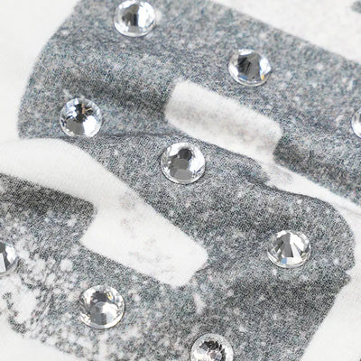 Camiseta corta de camuflaje con tachuelas estilo pin-up-632