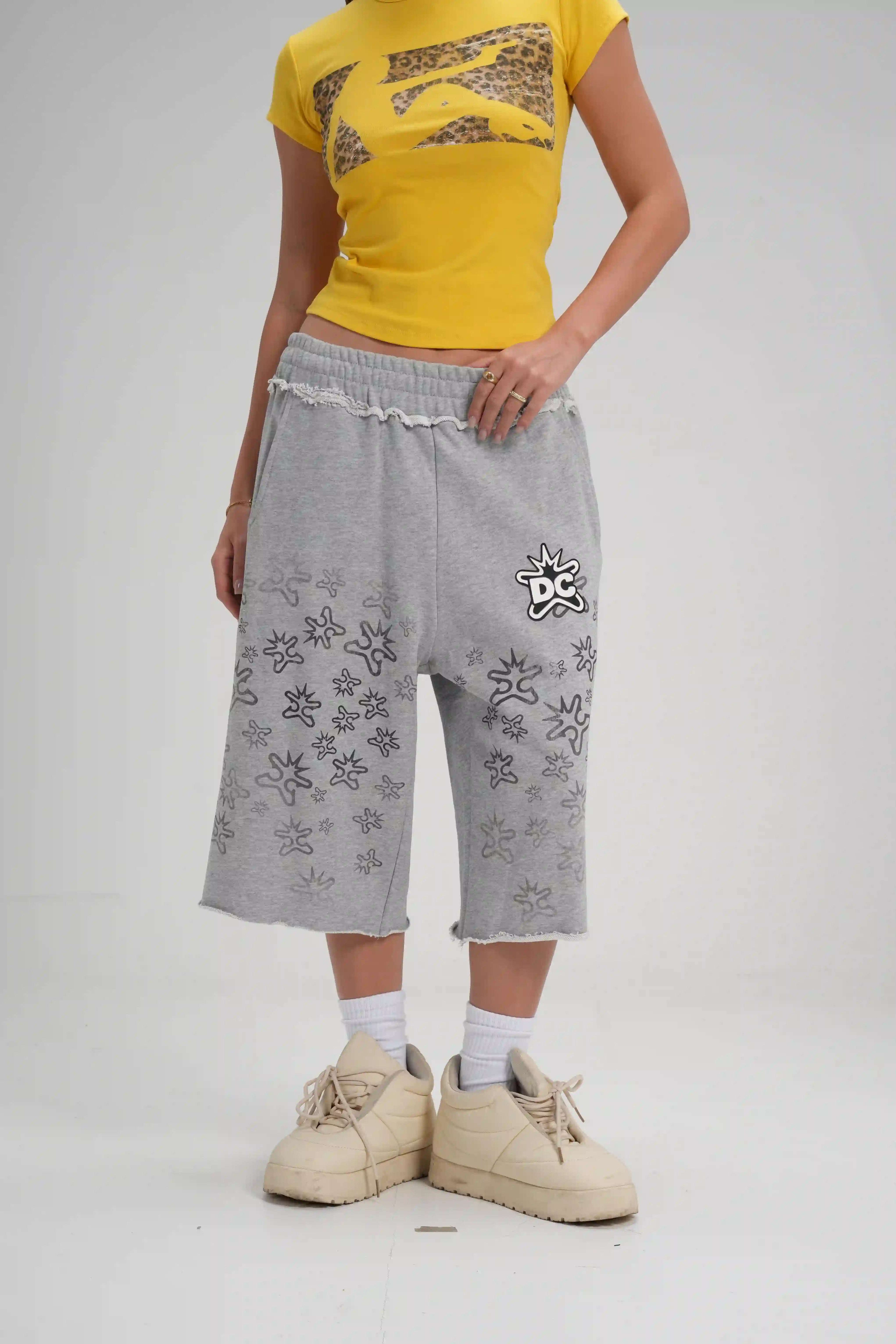 Vintage Splatter Terry Shorts-621
