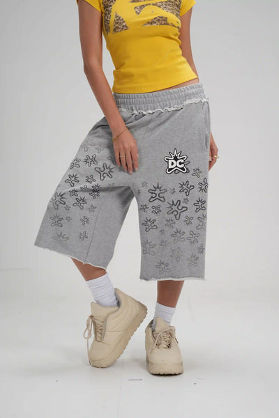 Vintage Splatter Terry Shorts-621