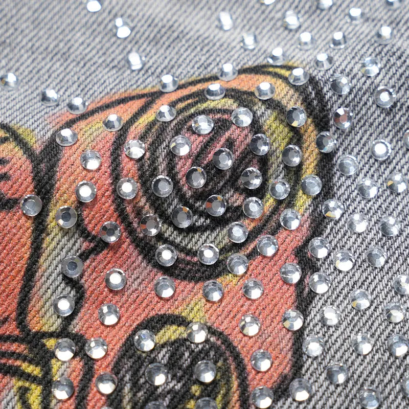 Iced Out Web Liberty Jorts-696