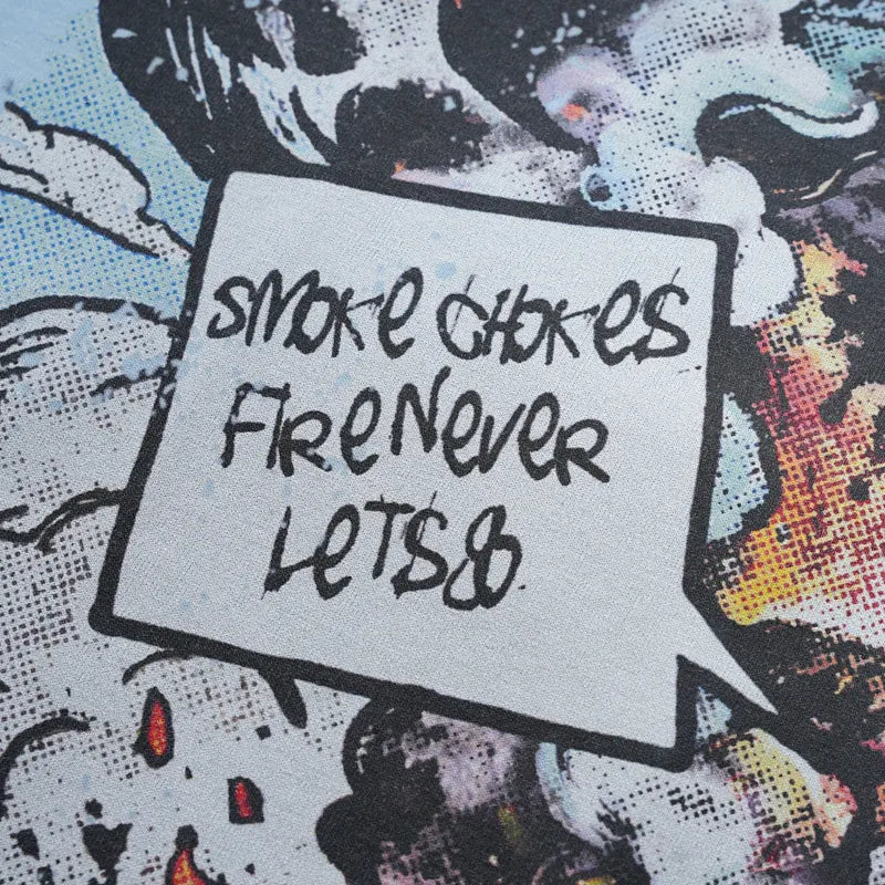 Comic Smoke Sorona Boxy Tee-588