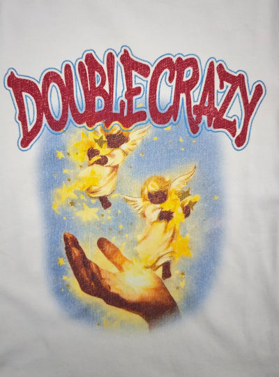 Y2K Grunge Cracked Angel Baby Tee-433
