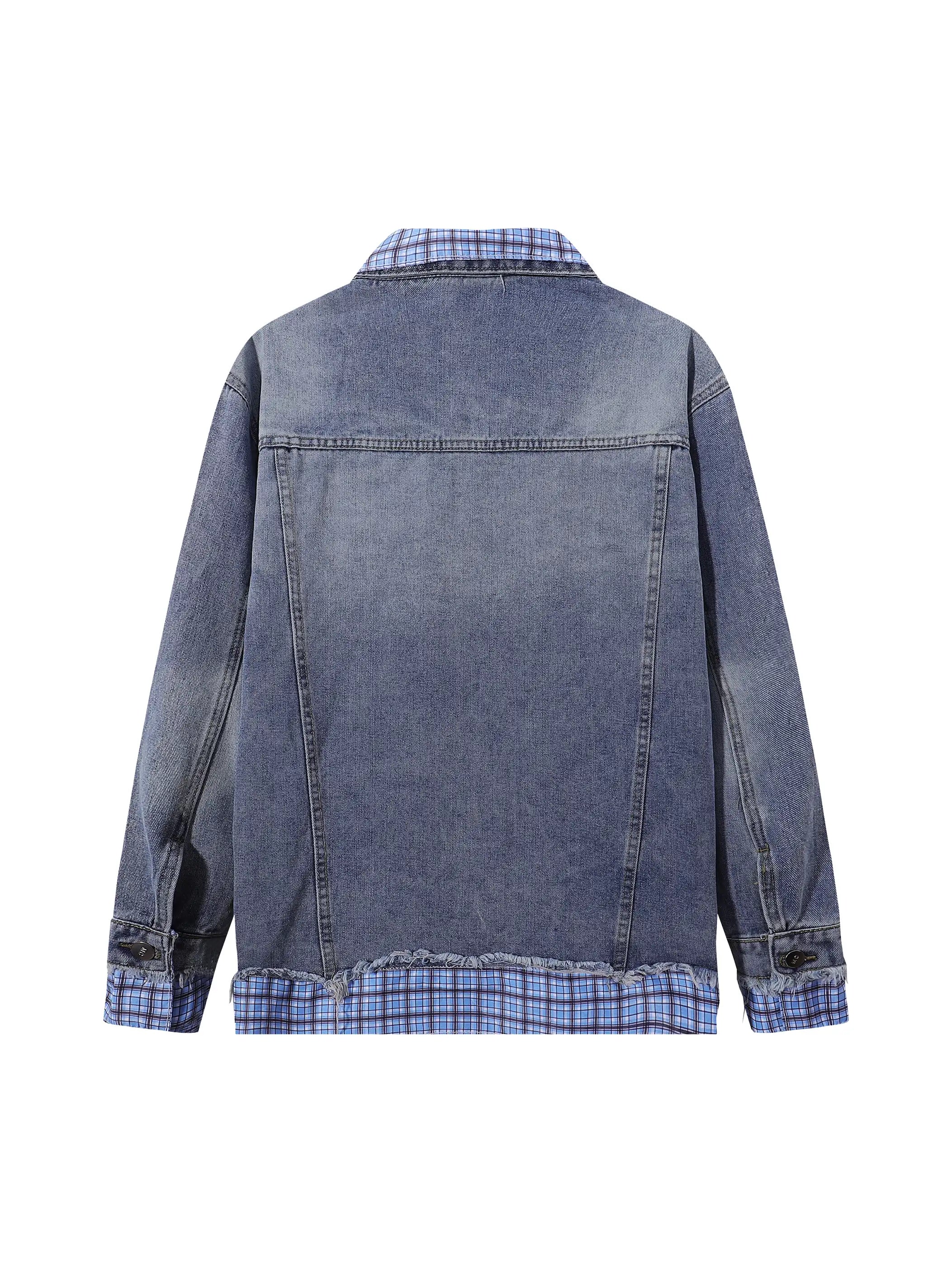 Plaid Border Longsleeve-S1131