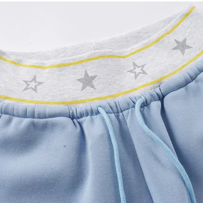 Faded Star Layered Jorts-663