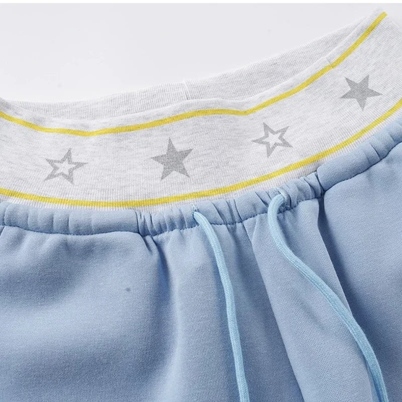 Faded Star Layered Jorts-663