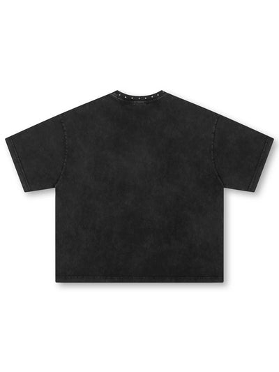 Kaiju Monster Rhinestone Boxy Tee-536