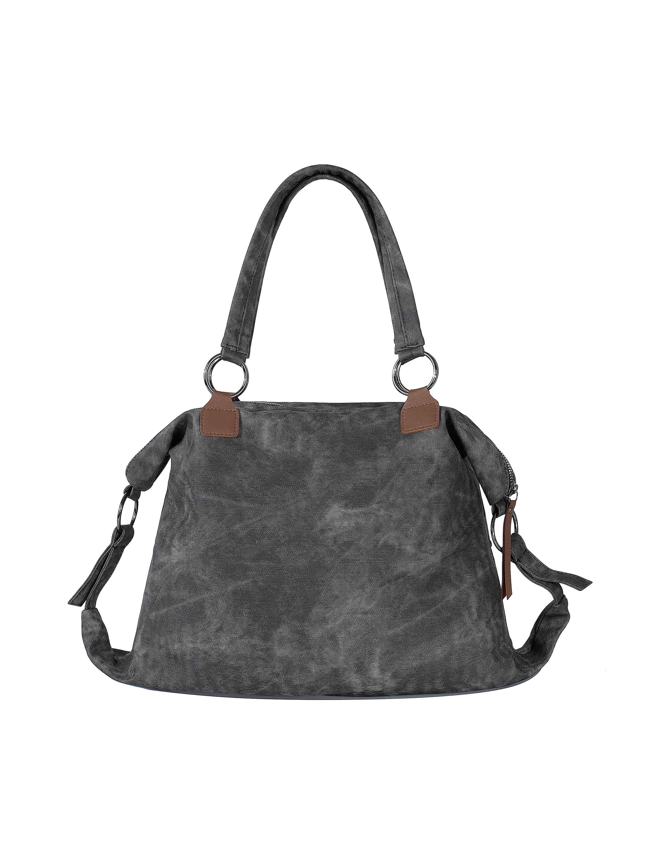 Studded Rock Washed Tote Bag-S1221