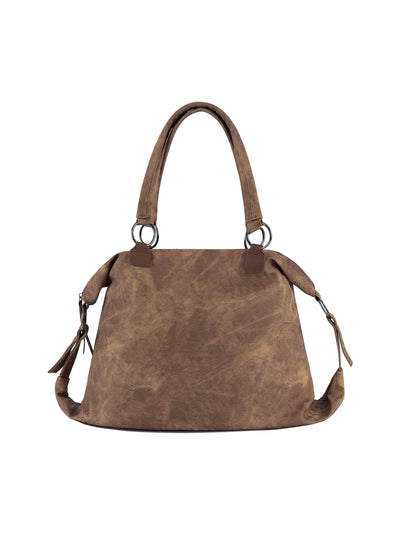 Bolso tote roquero con tachuelas lavado a la piedra-S1221