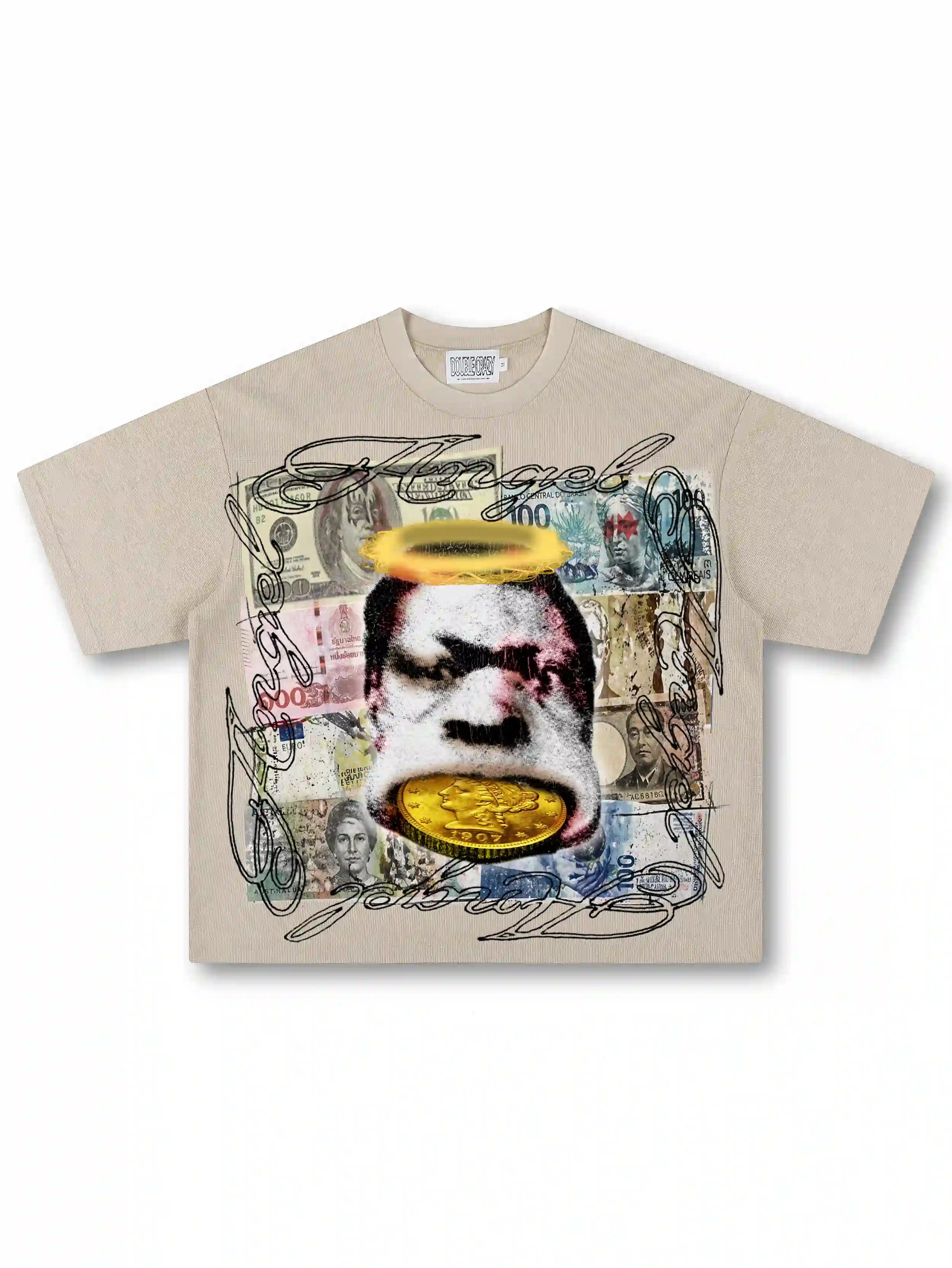 Currency Vintage Waffle Boxy Tee-557