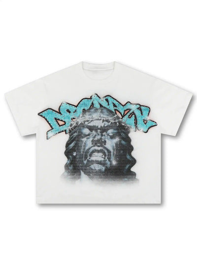 Bling Crying Jesus Graphic Tee-529