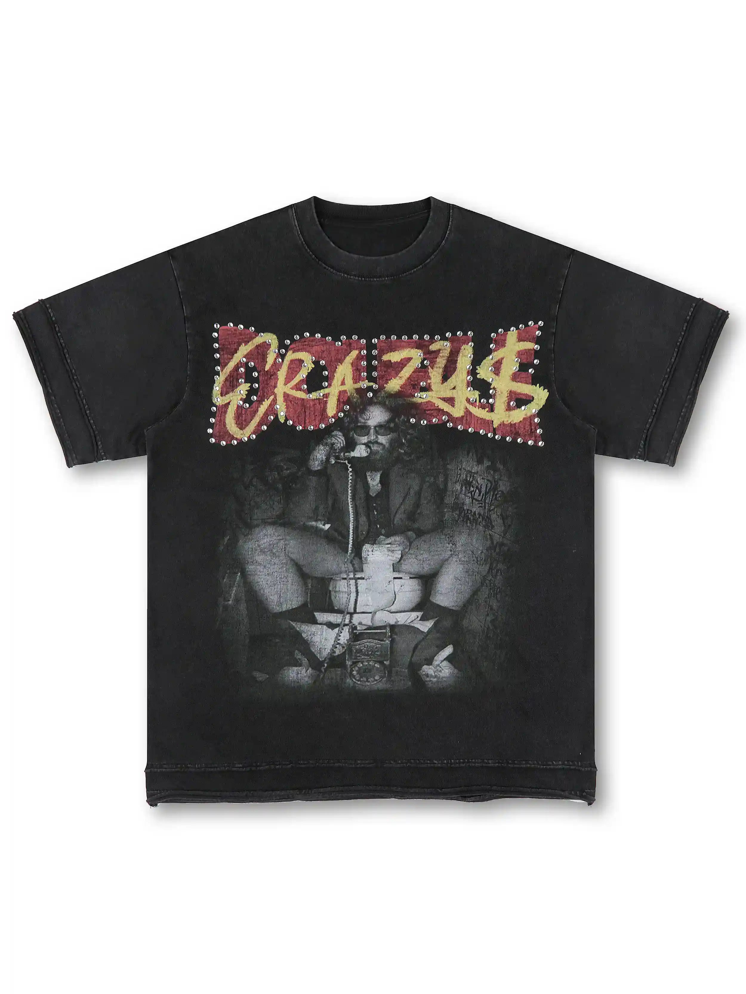 Punk Crazy$ Photo Wash Tee-528