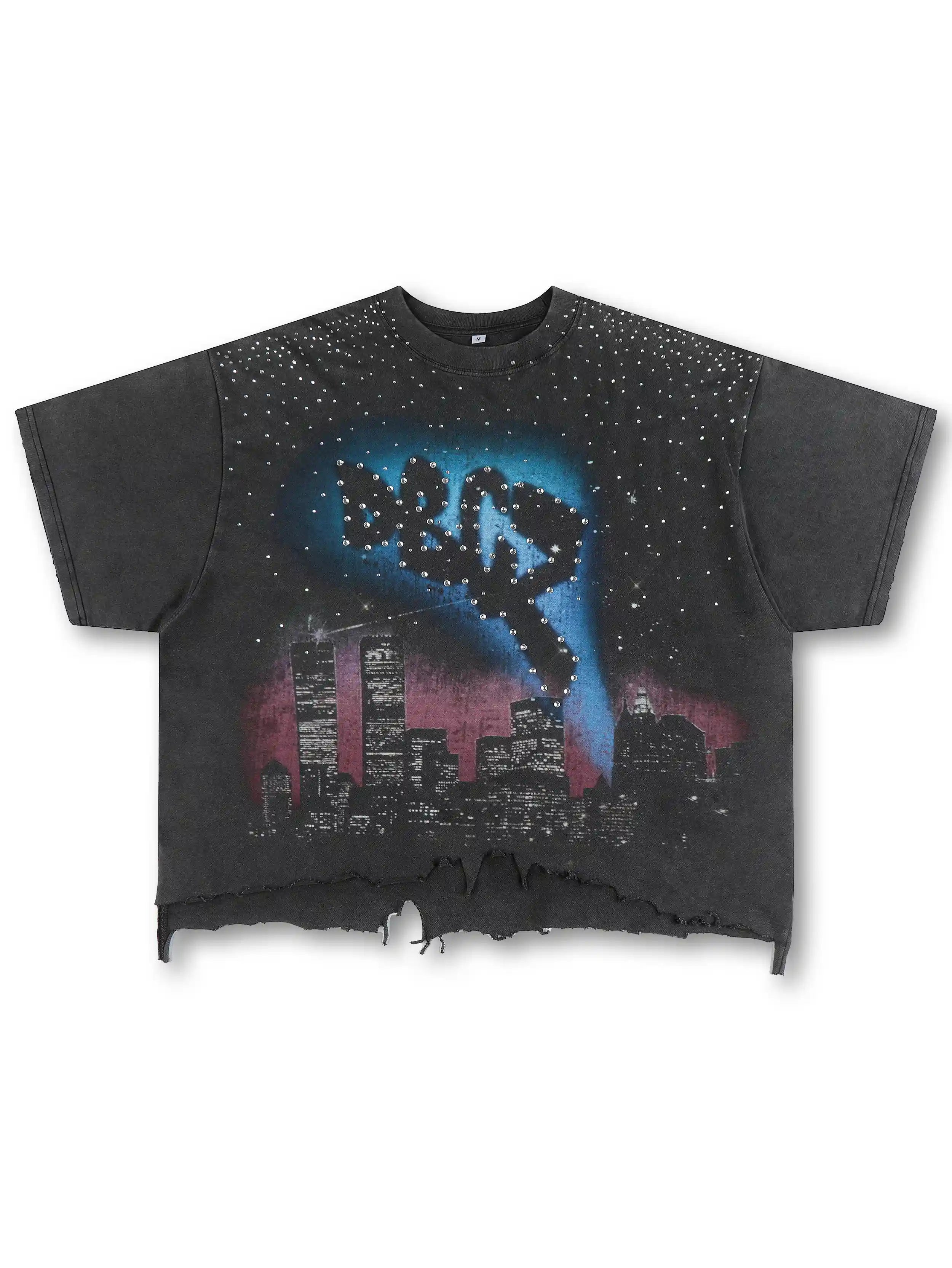 90s Bling Airbrush City Tee-540