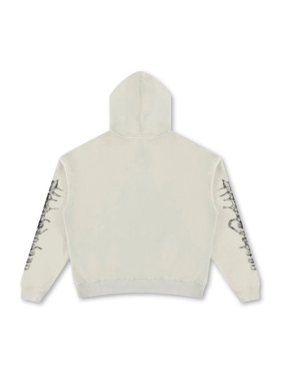 Distressed X-Ray Bone Hoodie-780