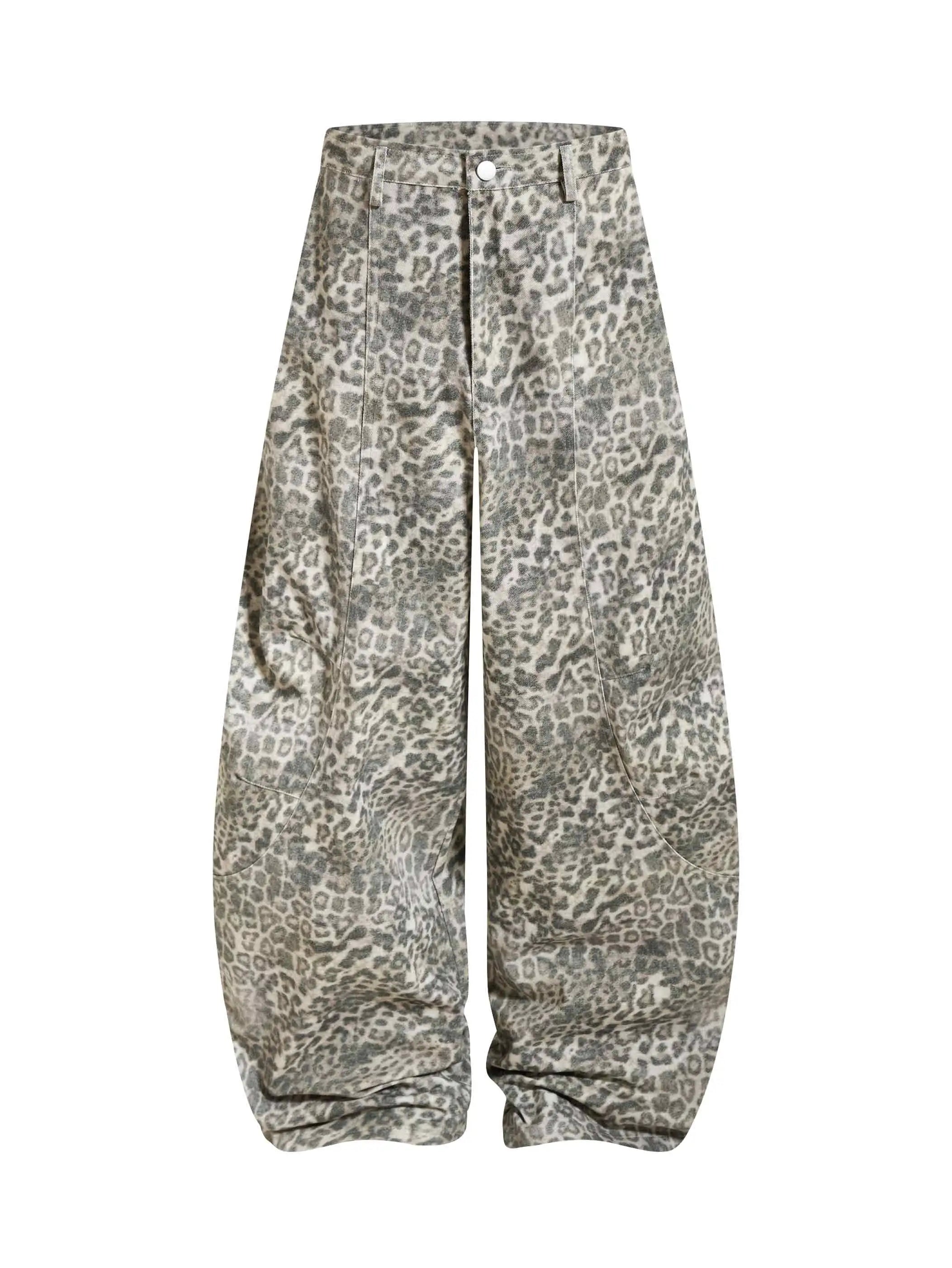 Silver Leopard Blade Pants-S1152