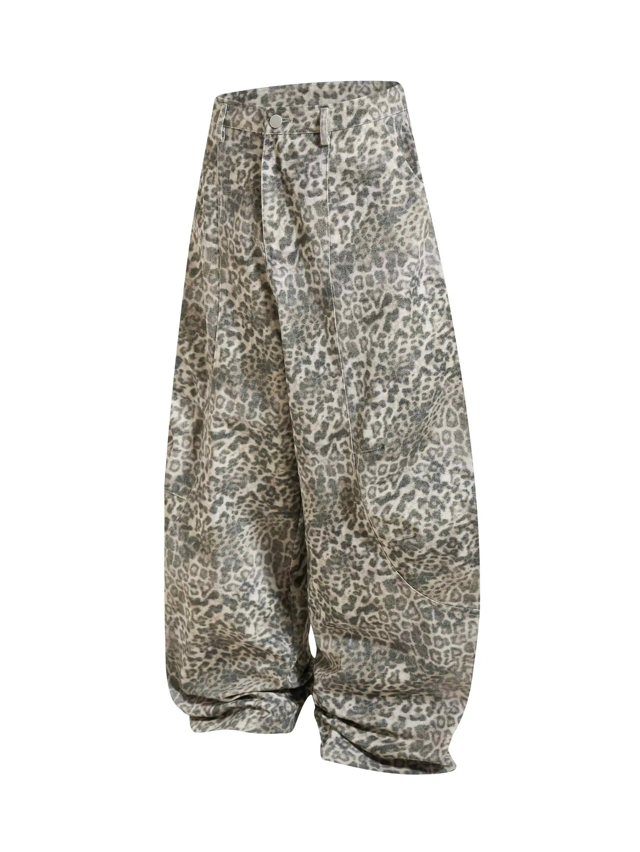 Silver Leopard Blade Pants-S1152