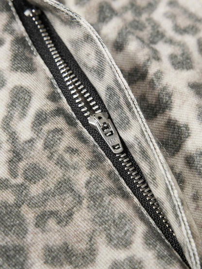 Silver Leopard Blade Pants-S1152