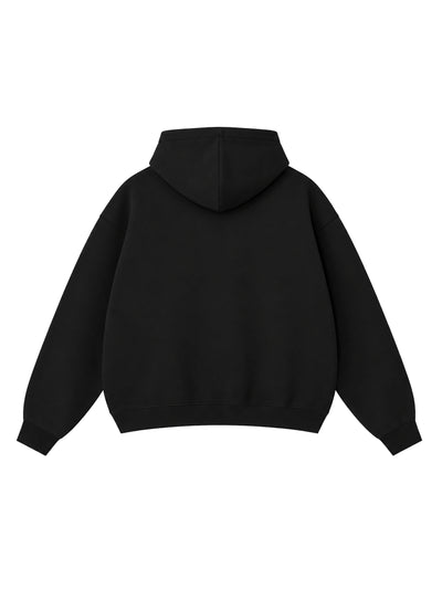 Y2K Grunge Rolling Lips Boxy Hoodie-827