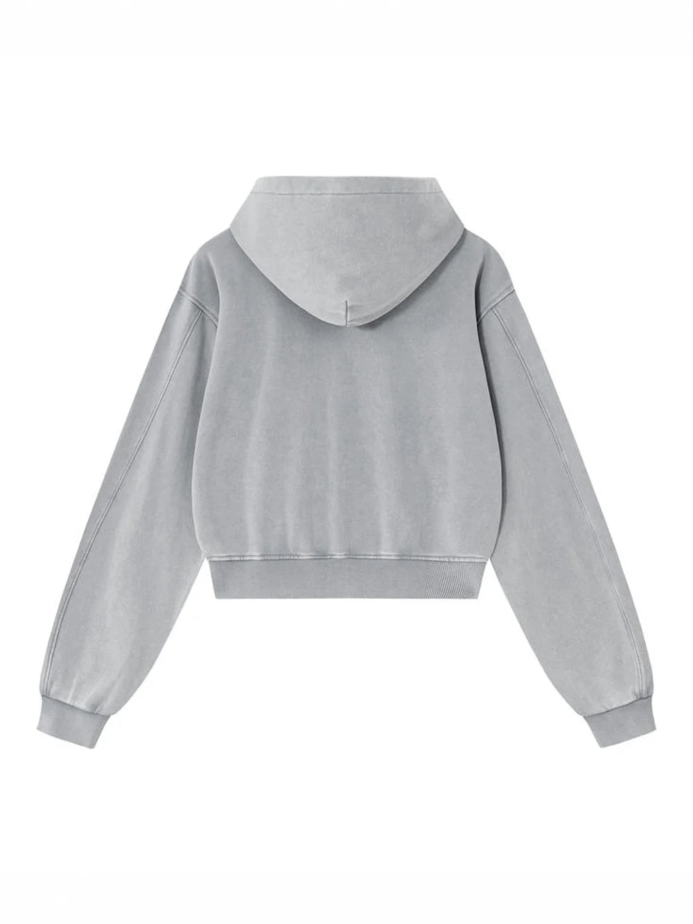 Y2K Grunge Cracked Angel Crop Hoodie-826