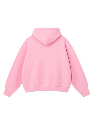 Y2K Grunge Rolling Lips Boxy Hoodie-827