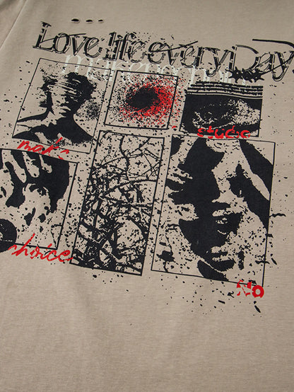 Unisex Rock 'n' Roll Layered Long Sleeve-S1081