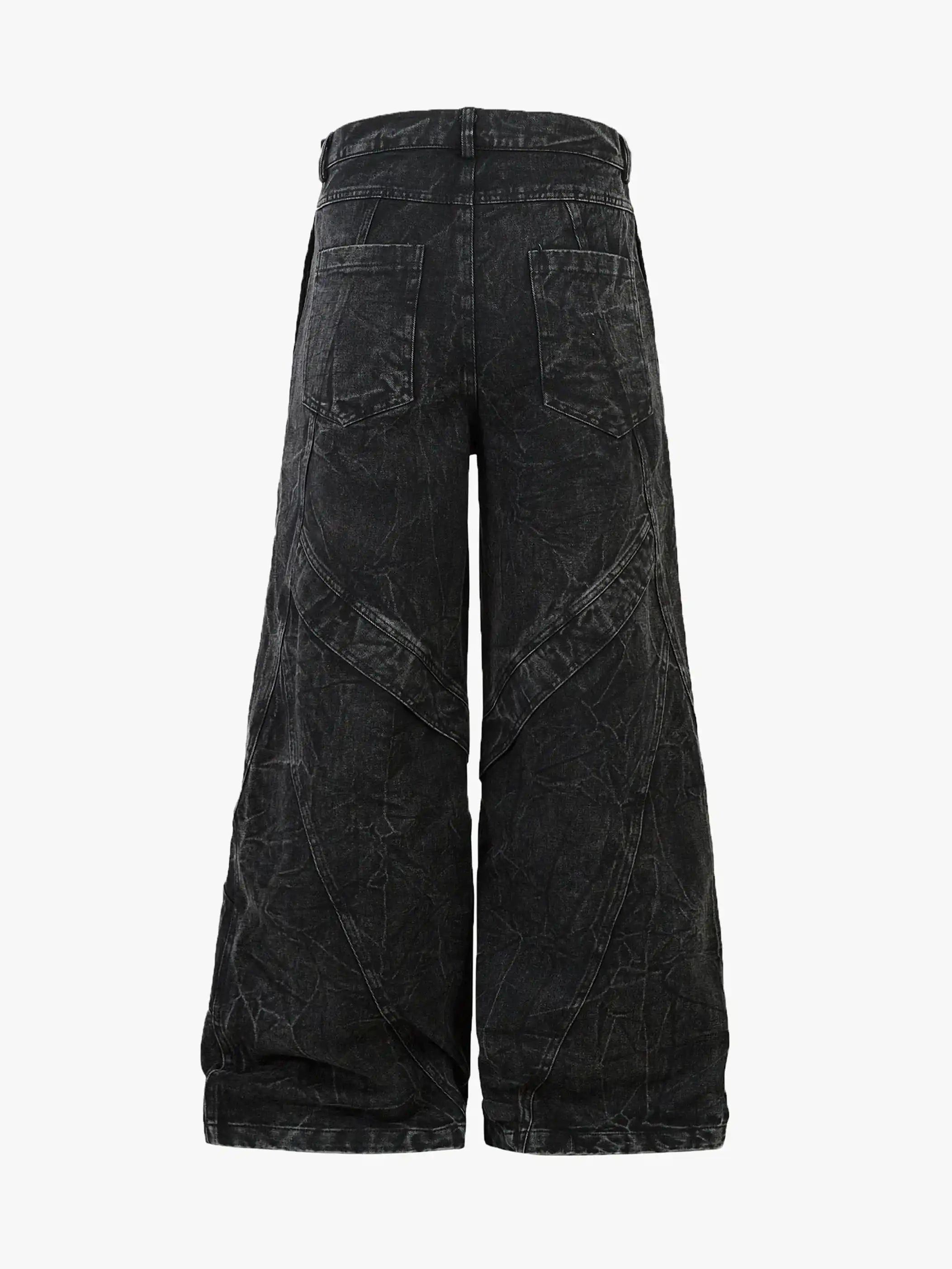 Modern Street Five Button Denim Pants-S1065