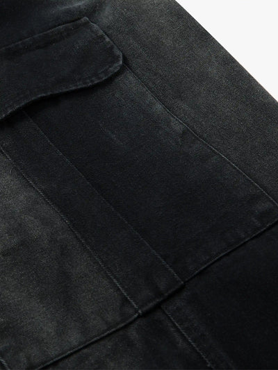 Street Casual Washed Pants-S1067