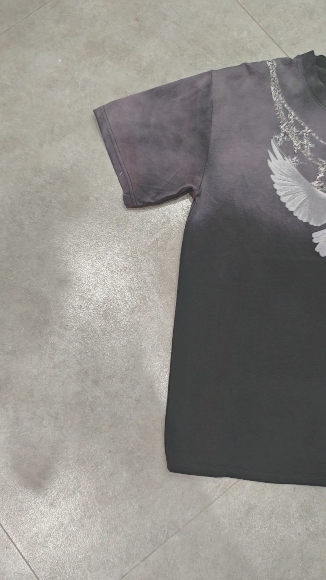 Load video: Flying Dove Cross T-shirt-161