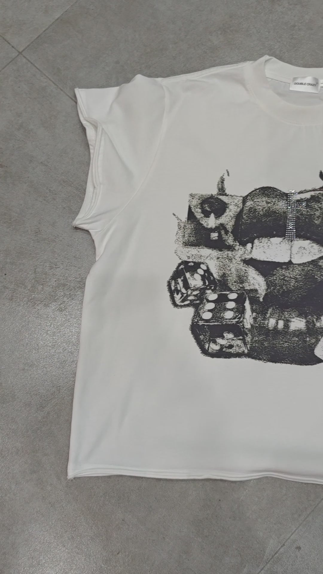 Load video: Rhinestone Tongue of Desire T-shirt-247