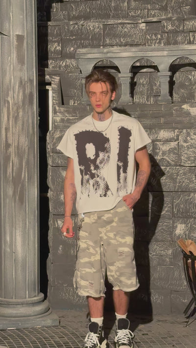 Summer Graphic Unisex Streetwear Oversized T-shirt-201