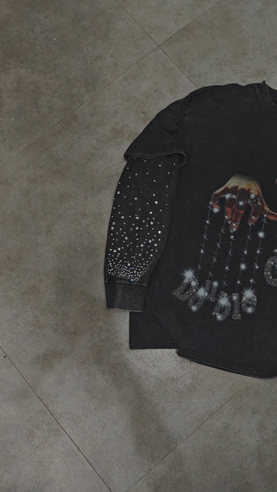 Hand Puppet Graphic Sweatshirt-098