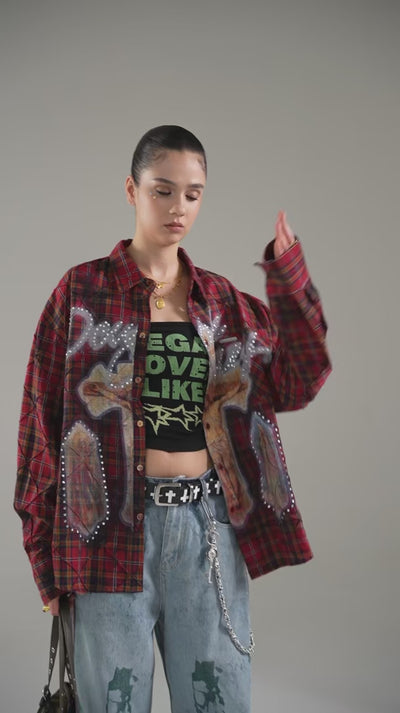 DEAD FAITH Flannel Shirt-401