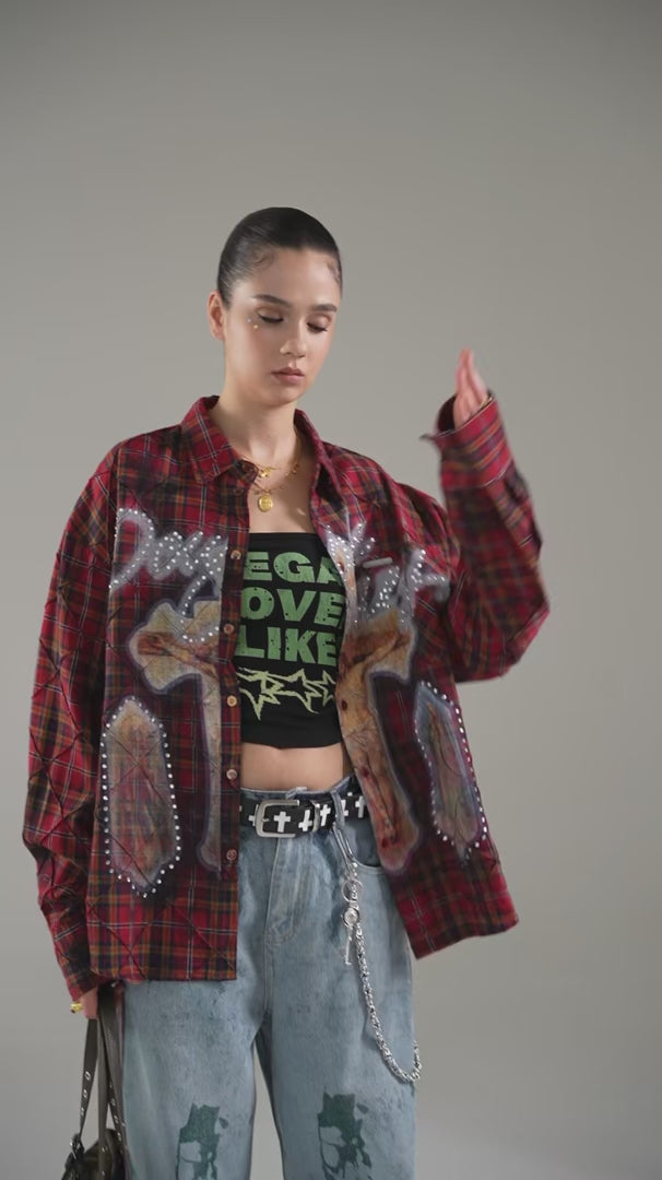 DEAD FAITH Flannel Shirt-401