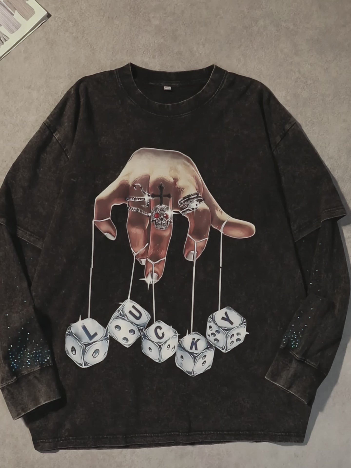 Lucky Dice Hand Controlled Street Long Sleeve-084