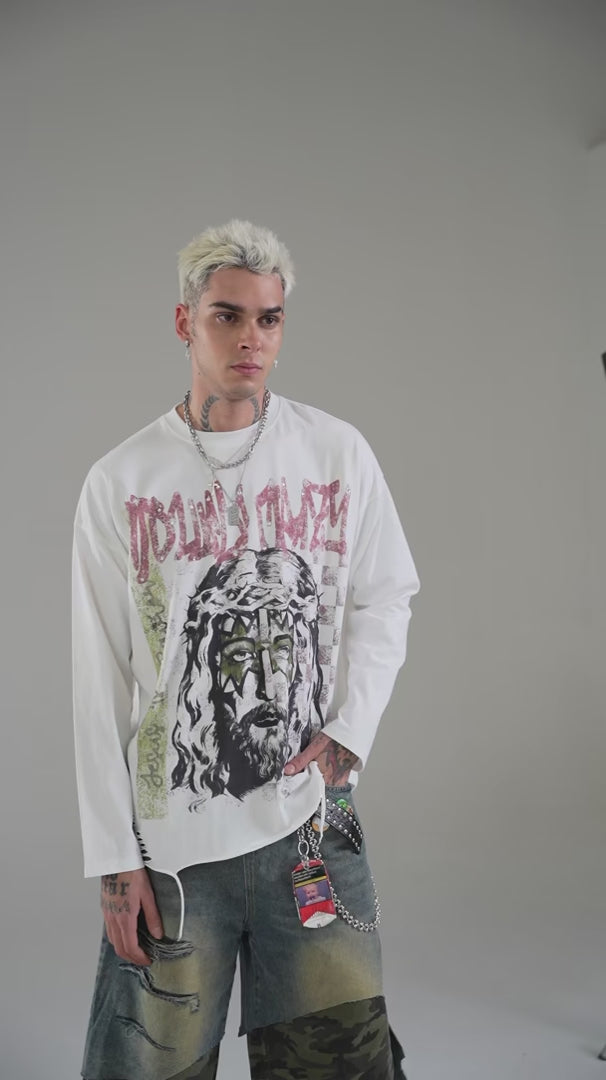 Load video: Holy Trap Jesus Longsleeve-409