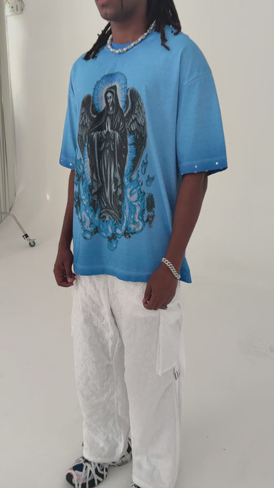 Our Lady of the Blue Flame T-shirt-185