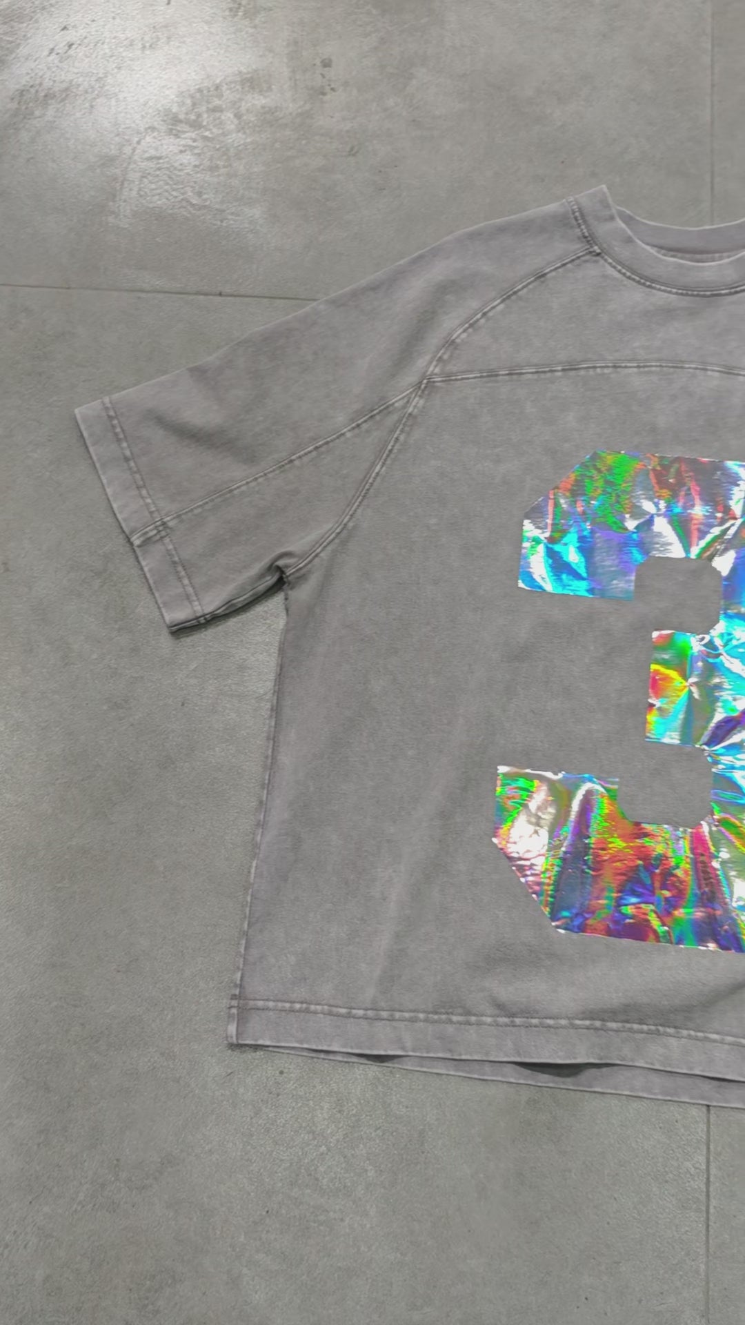 Iridescent Number 3 T-shirt-285