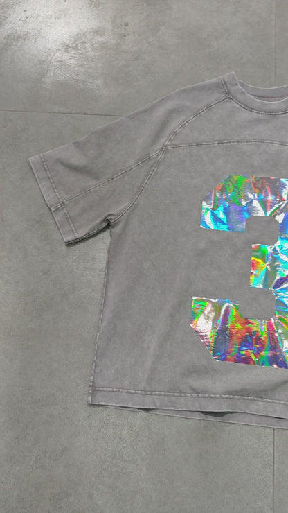 Iridescent Number 3 T-shirt-285